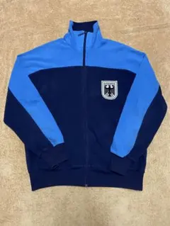 80s ドイツ軍　トレーニングジャケット　トラックジャケット　ジャージ　ネイビー