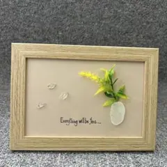 シーグラスアート Everything will be fine