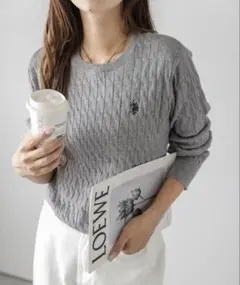 U.S.POLOASSN. ポロ刺繍 ニットセーター