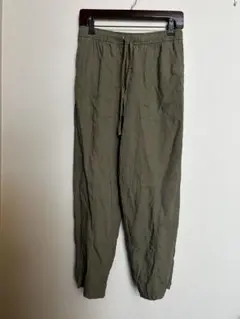 Zara 麻混パンツ