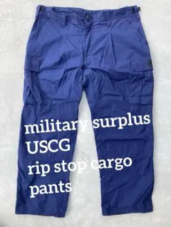 USCG 沿岸警備隊 リップストップ カーゴパンツ　ミリタリー