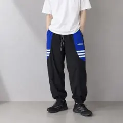 90s adidas ユーロ スポーツパンツ トラックパンツ バルーンパンツ