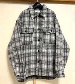 本日限定　H BEAUTY&YOUTH BIG CHECK CPO JACKET H BEAUTY&YOUTH BIG CHECK CPO JACKET サイズM - メルカリ