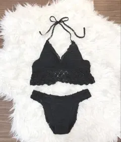 rienda Crochet peplum wire cup bikini Sのサムネイル