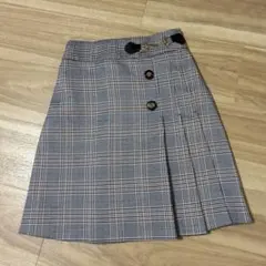 美品＊INGNIイング＊チェックプリーツスカート♪