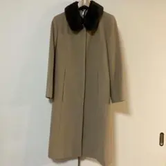 COMME CA ISM ファー付コート