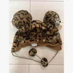 ヒョウ柄 ミニー　ファンキャップ