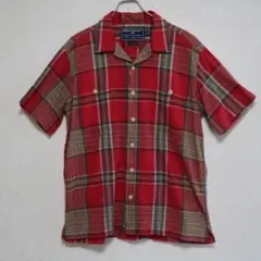 POLO SPORT Ralph Lauren チェックシャツ 赤 M アメカジ