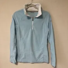 Columbia コロンビア ハーフジップ トレーナー S ライトブルー