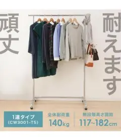アイリスプラザ ハンガーラック シングル シルバー CW3001-T5