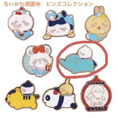 ちいかわ遊園地　ピンズコレクション　ゾウに乗ったちいかわ