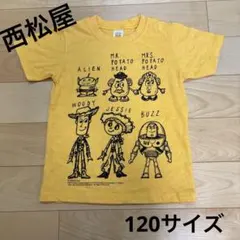 120サイズ【西松屋】トイストーリー半袖Tシャツ◆f134