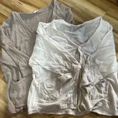 韓国子供服　二枚セット　カーディガン