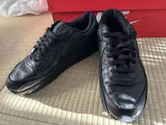 美品　Nike Air Max 90 ブラック　オールレザー 28.0