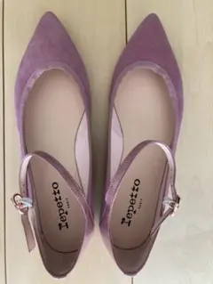 新品同様repetto♪秋色スエードワンストラップ シューズ　39