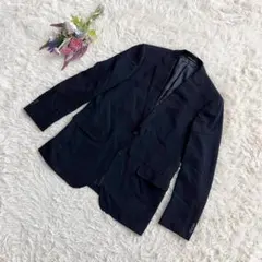 『UNITED ARROWS』　テーラードジャケット　長袖　毛　肩パッド　XL