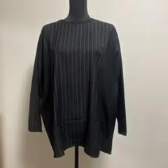 TO☆NOT CONVENTIONALストライプデザイン長袖トップス