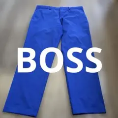 ヒューゴボス長ズボン　青