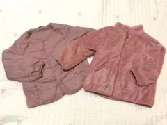 ユニクロ　アウター2枚セット　ピンク