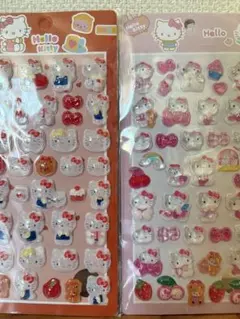 新品　サンリオぷくぷくシール　ボンボンドロップ風　キティちゃん