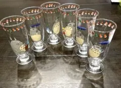 美品　ノリタケコラボ　となりのトトロ　夏グラス　6個セット