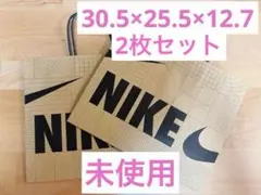 【新品】NIKE ナイキ ショッパー 紙袋 2枚セット グリッドデザインのサムネイル