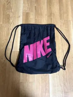 NIKE ナップサック ブラック ピンク