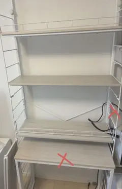 Nポルタ 幅80cm 追加サイドパーツ、天板、こぼれ止め