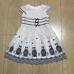 組曲 キッズワンピース Mサイズ ドット柄
