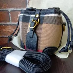 売り切りセール♥美品♥チェック柄 ミニショルダーバッグ
