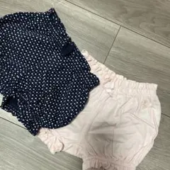 babyGap ネイビー星柄とピンクパンツセット 12-18ヶ月