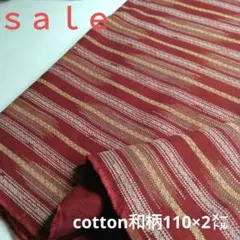 D143◇ｓａｌｅ◇ cotton和柄2㍍