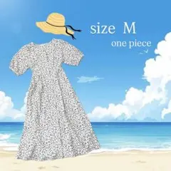 honeys 花 柄 半袖 ワンピース