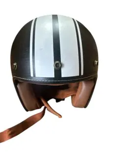美品・ゴーグル付】バイクヘルメットピンク×ホワイト125cc以下用（天気