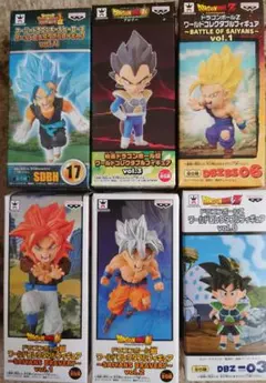 ドラゴンボール コレクタブルフィギュアまとめ売り 6種セット ワーコレ