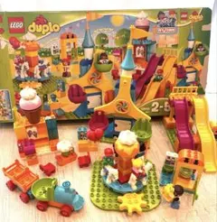 レゴ　デュプロのまち“おおきな遊園地” 箱なし・欠品1点・おまけ付き