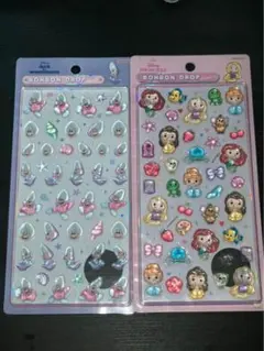 正規品ボンボンドロップシール　ディズニープリンセス ヤングオイスター