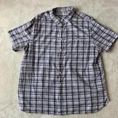 US古着 MOSSIMO チェック柄 半袖シャツ XXLサイズのサムネイル