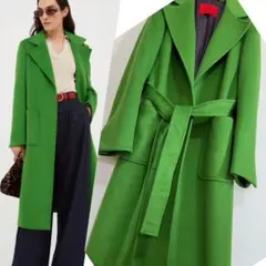 【美品】マックスマーラ MAX&Co. ラナウェイ ロングラン コート 38 2025年最新】マックスアンドコー max&co コート ラナウェイの