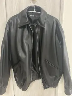 ZARA ブラック レザージャケット