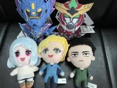 勇気爆発バーンブレイバーン セリフ付き デフォルメぬいぐるみ 全5種 セット