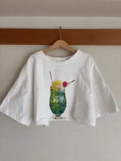 不純喫茶ドープ Tシャツ ショート丈 ホワイトのサムネイル