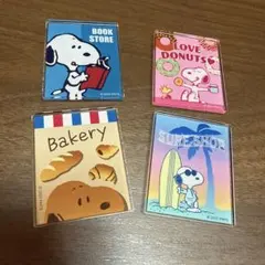 peanuts アクリルマグネット　4個