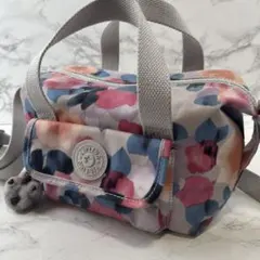 KIPLING キプリング ペイント迷彩カモフラ 2wayハンドショルダーバッグ