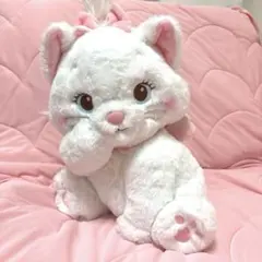 おしゃれキャットマリーちゃんぬいぐるみ　ぺったんおすわり
