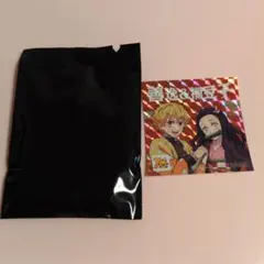 鬼滅の刃　善逸と禰豆子 ステッカー＆缶バッチ　ビックカメラ特典