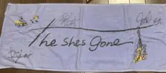 the she’s gone タオル　サイン入り
