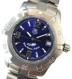 美品 稼働中！★タグホイヤー2000プロフェッショナル メンズ青系 200ｍ防水 美品 稼働中！☆タグホイヤー2000プロフェッショナル メンズ青系 200m