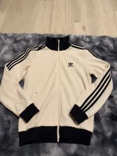 adidas ワッフル素材 トラックジャケット