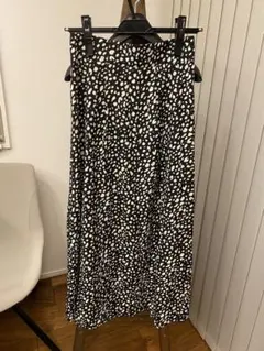 美品　レオパード柄　スカート　ロングスカート　ヒョウ柄